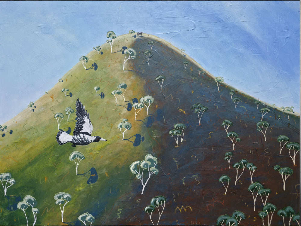 Sam Patterson-Smith - Dawn on the Hills No.1. (Diptych)