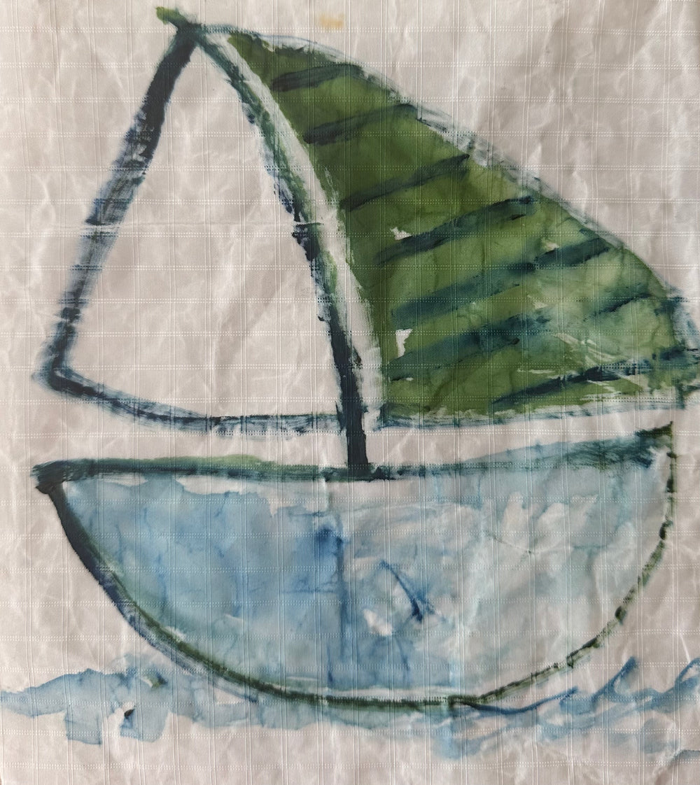 Ingrid Haughton - Little boat green sail