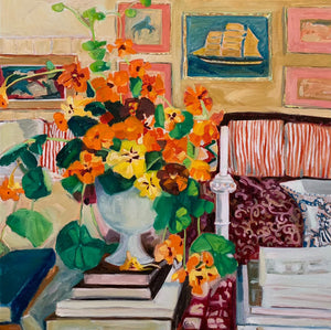 Kerri Kerley  - Nasturtiums and books