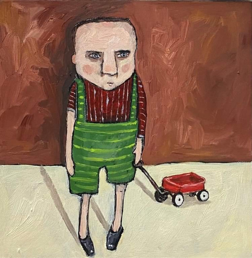 Karen Gray - Trevor's little red wagon