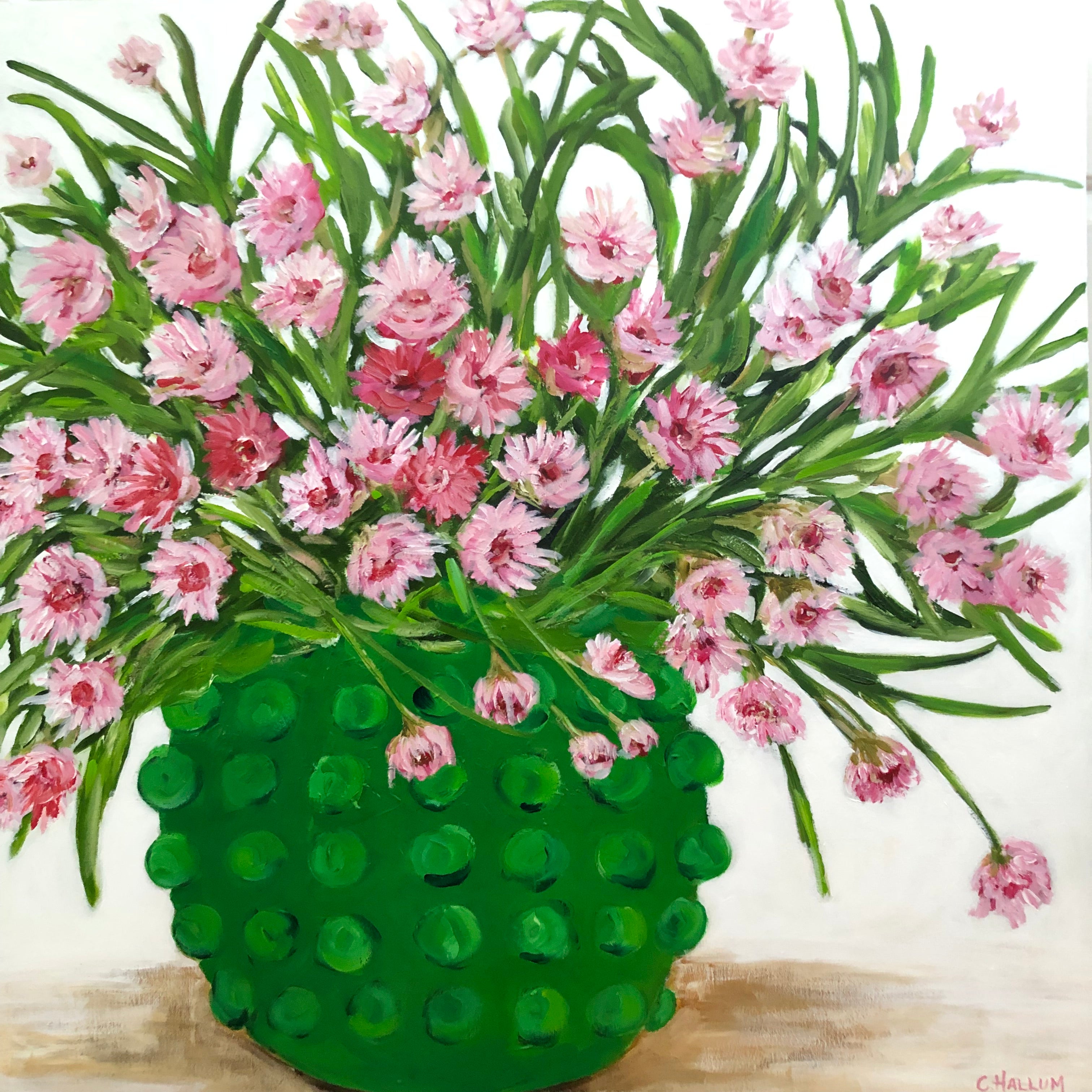 Carolyne Hallum - Pink Floral Dreams