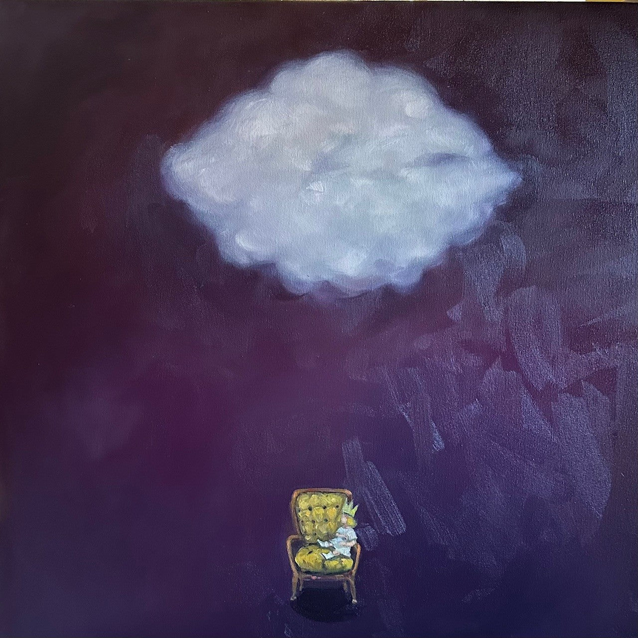 Zory McGrath - Little Prince Sitting Under a Cloud (Mauve)