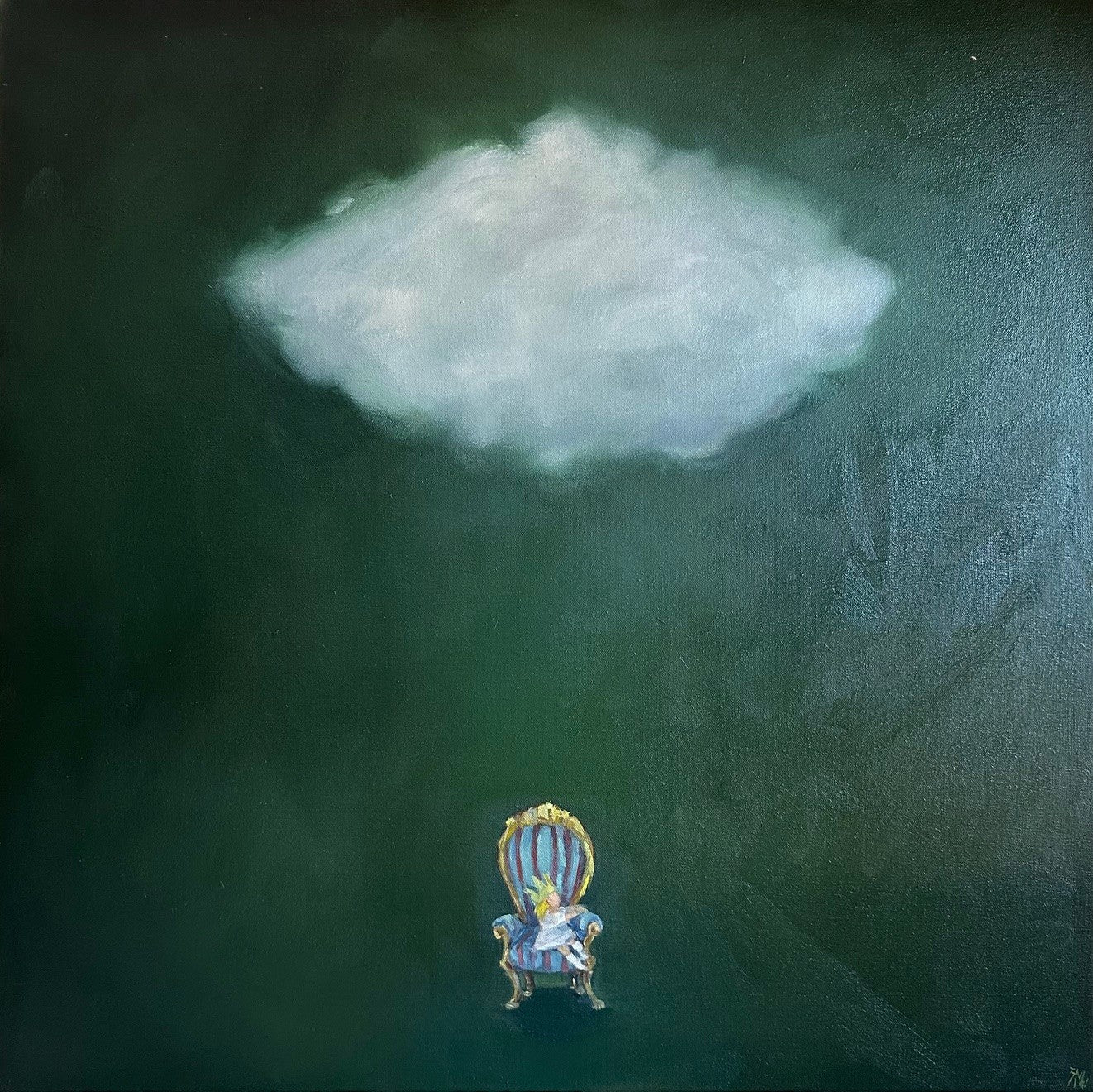 Zory McGrath - Little Prince Sitting Under a Cloud (Green)
