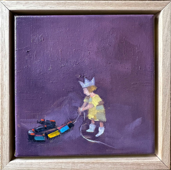 Zory McGrath - Little Prince pulling toy train