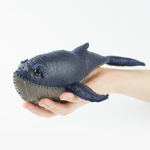 Freda Cheung - Leather Handmade Blue Whale