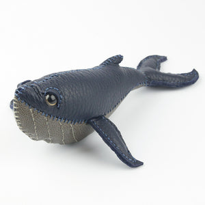 Freda Cheung - Leather Handmade Blue Whale