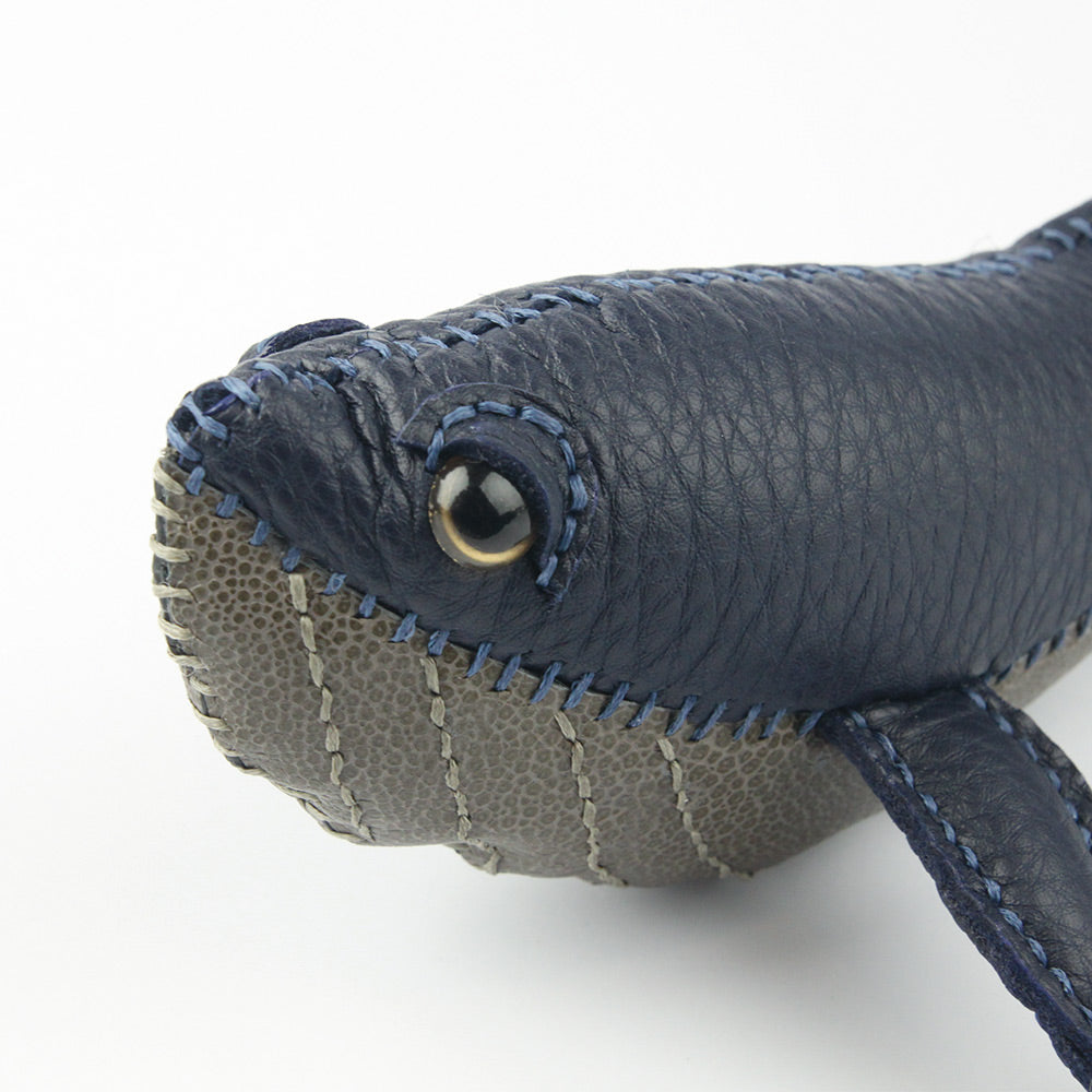 Freda Cheung - Leather Handmade Blue Whale