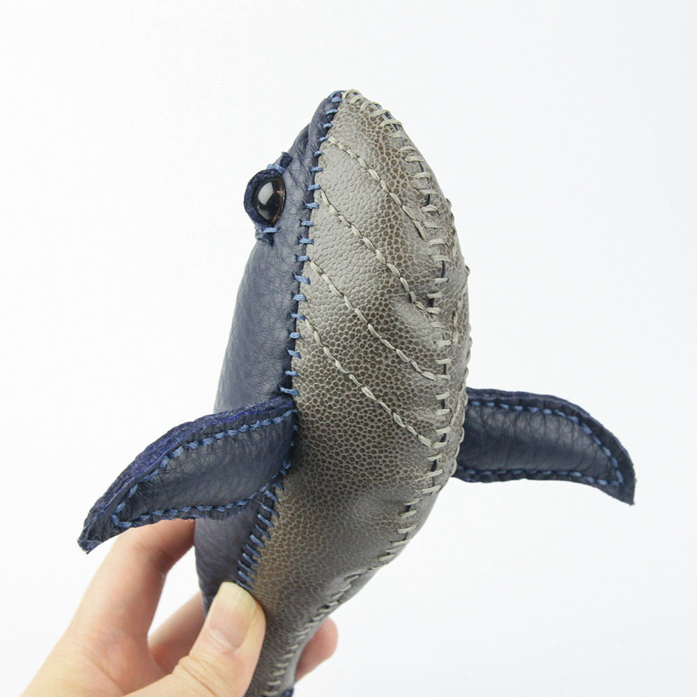 Freda Cheung - Leather Handmade Blue Whale