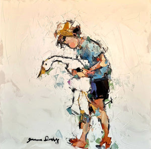 Joanna Davies - Boy and his Duck