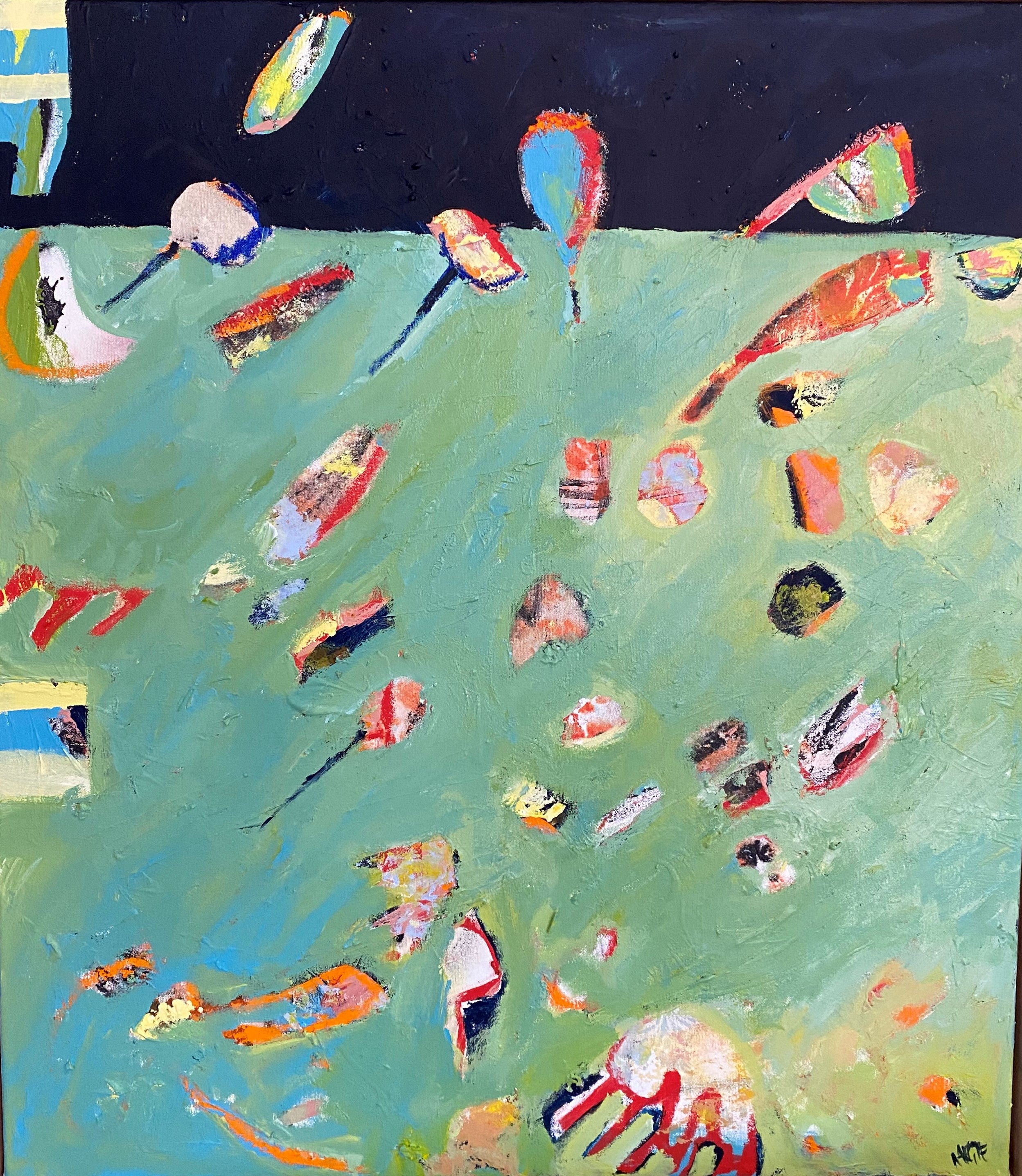 Margaret Delahunty Spencer - Floating Blue no.2