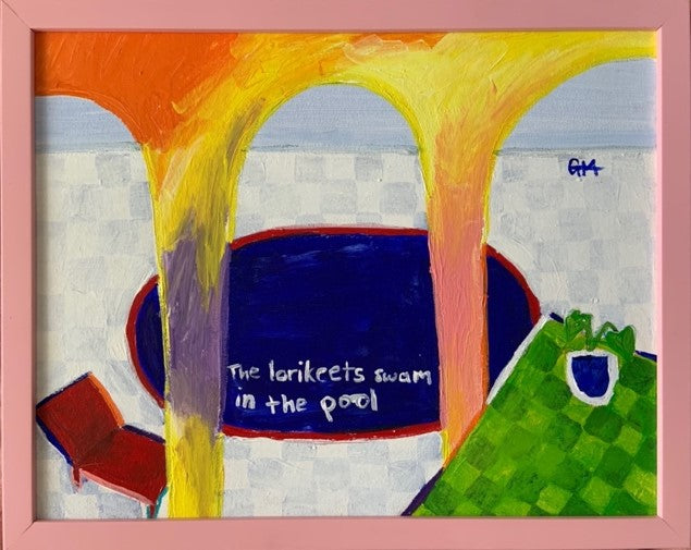 Georgia McFarland - Poolside #17 (Lorikeets)