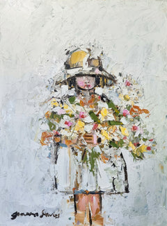 Joanna Davies - Girl with Flowers