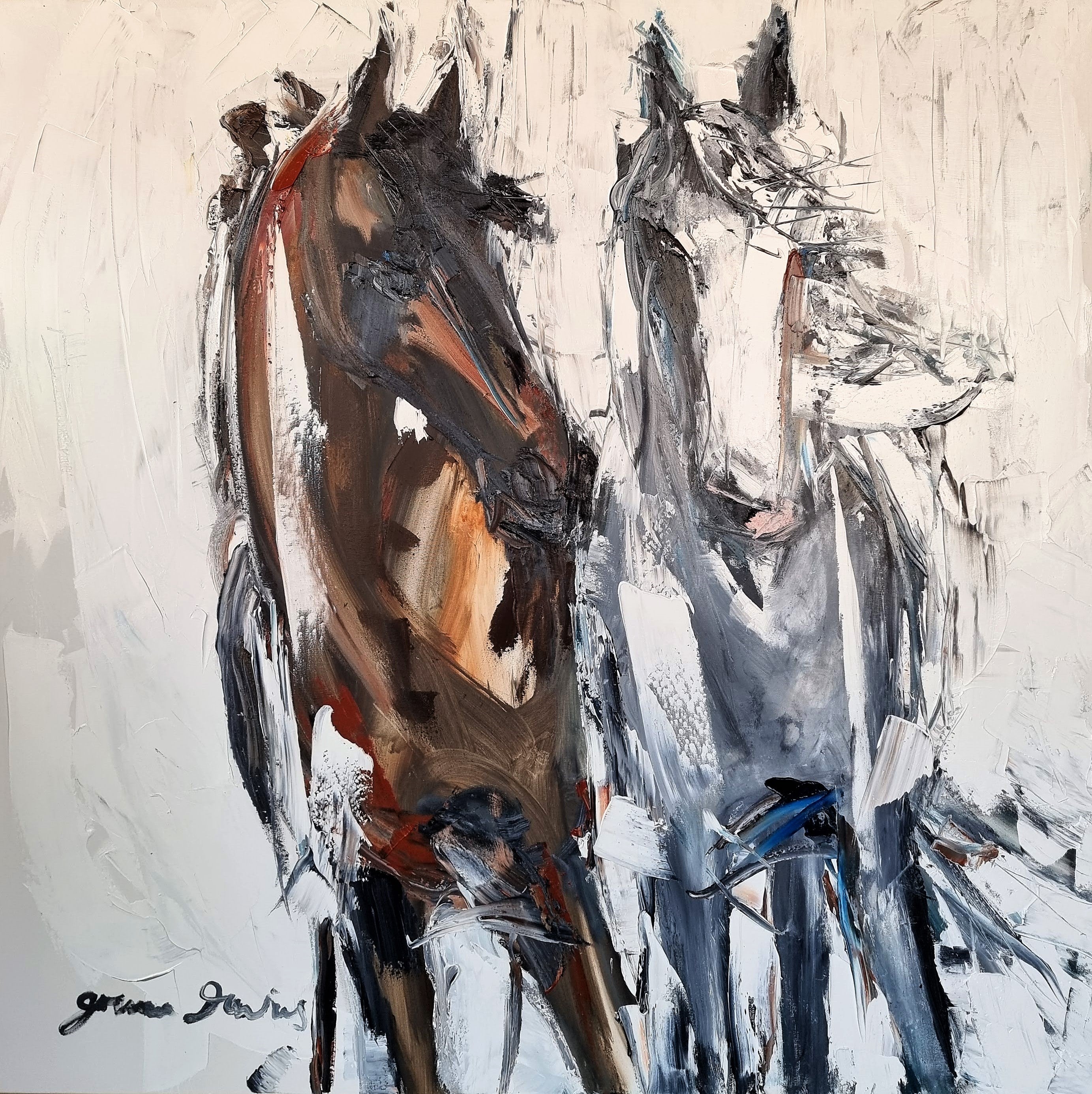 Joanna Davies - Grey and Brown