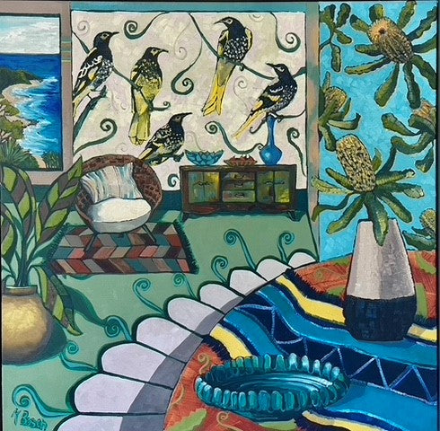 Kobie Bosch - Honey eaters in Situ