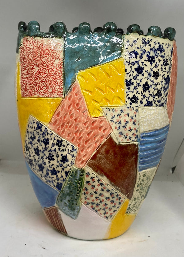 Karen Gray - Patchwork Vessel I