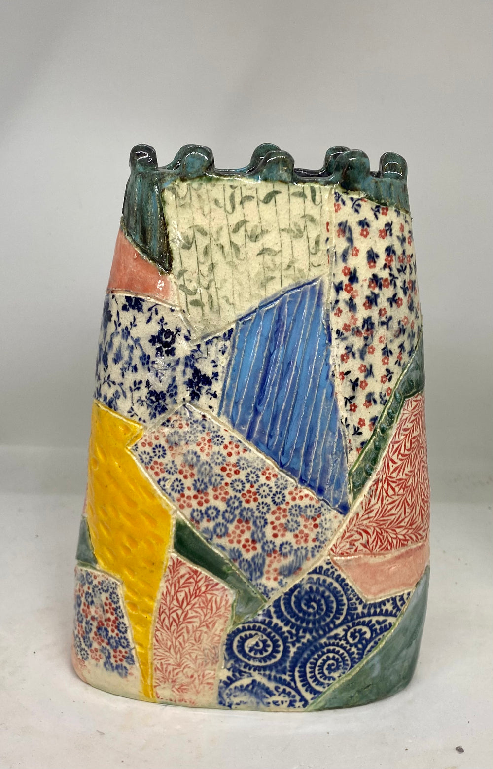 Karen Gray - Patchwork Vessel III