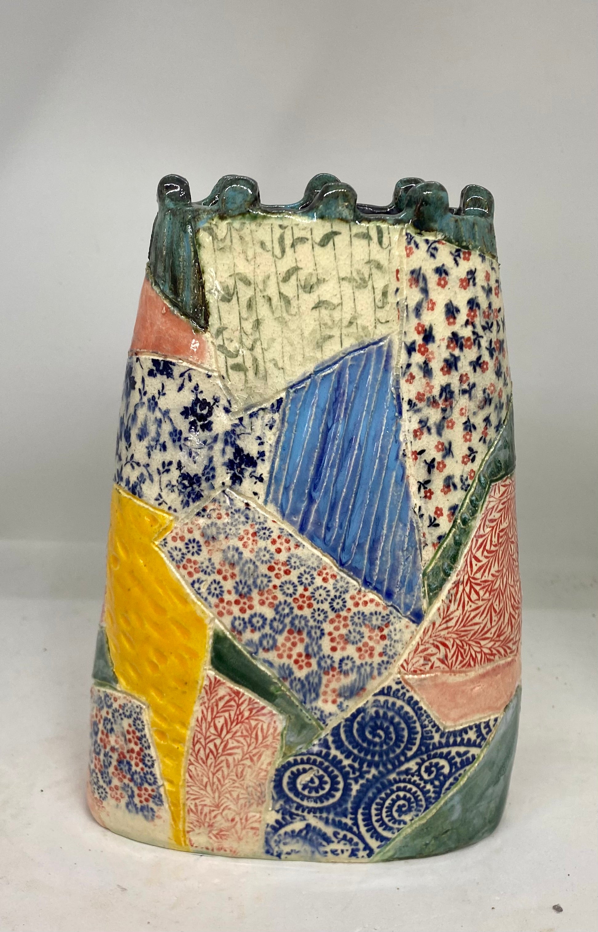 Karen Gray - Patchwork Vessel III