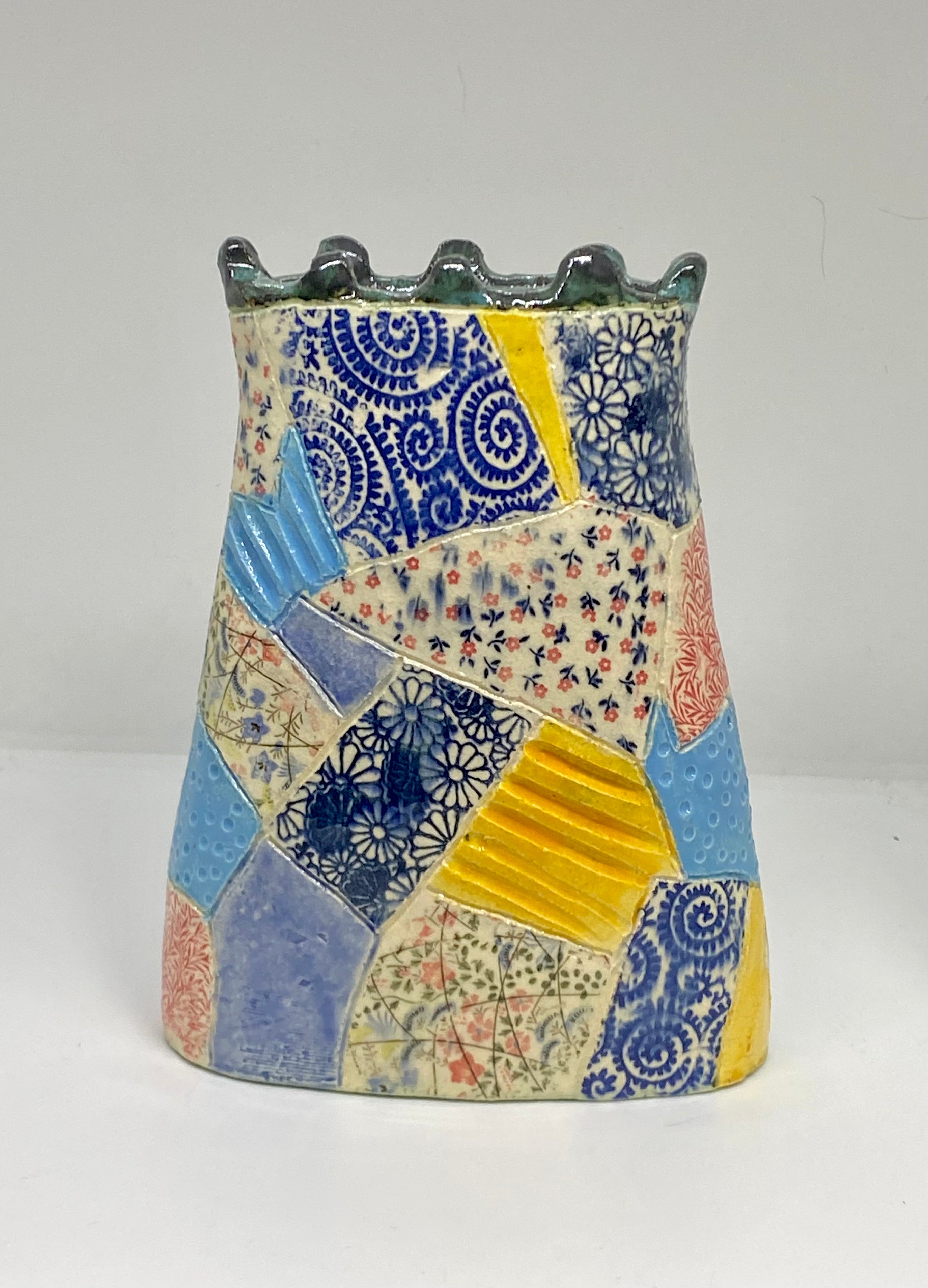 Karen Gray - Patchwork Vessel IV
