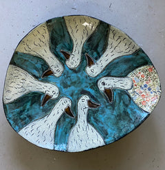 Karen Gray - Emily's flock platter