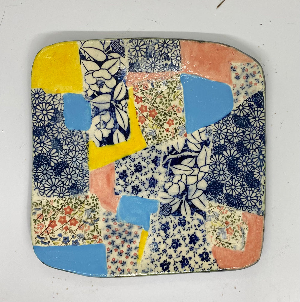 Karen Gray - Patchwork plate
