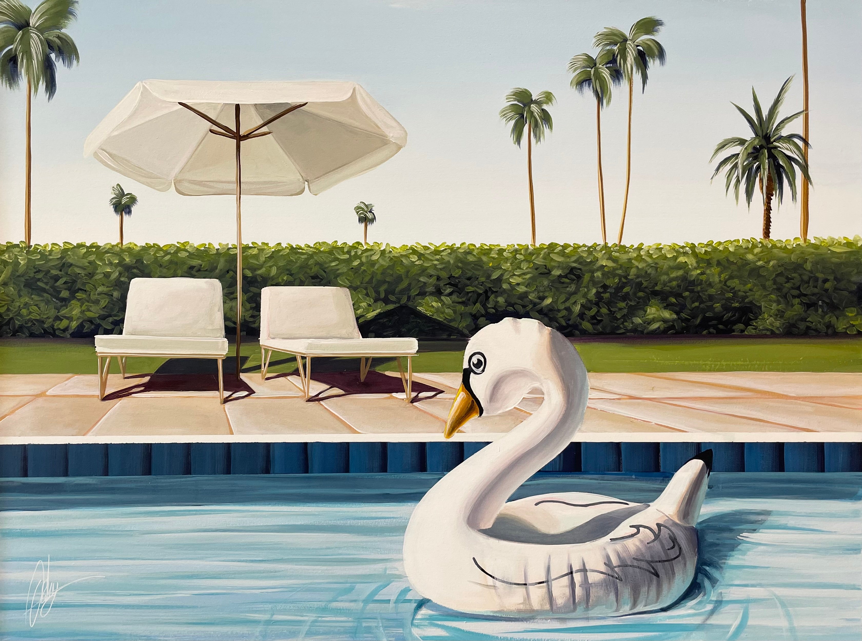 Chris Riley - Summer Swan