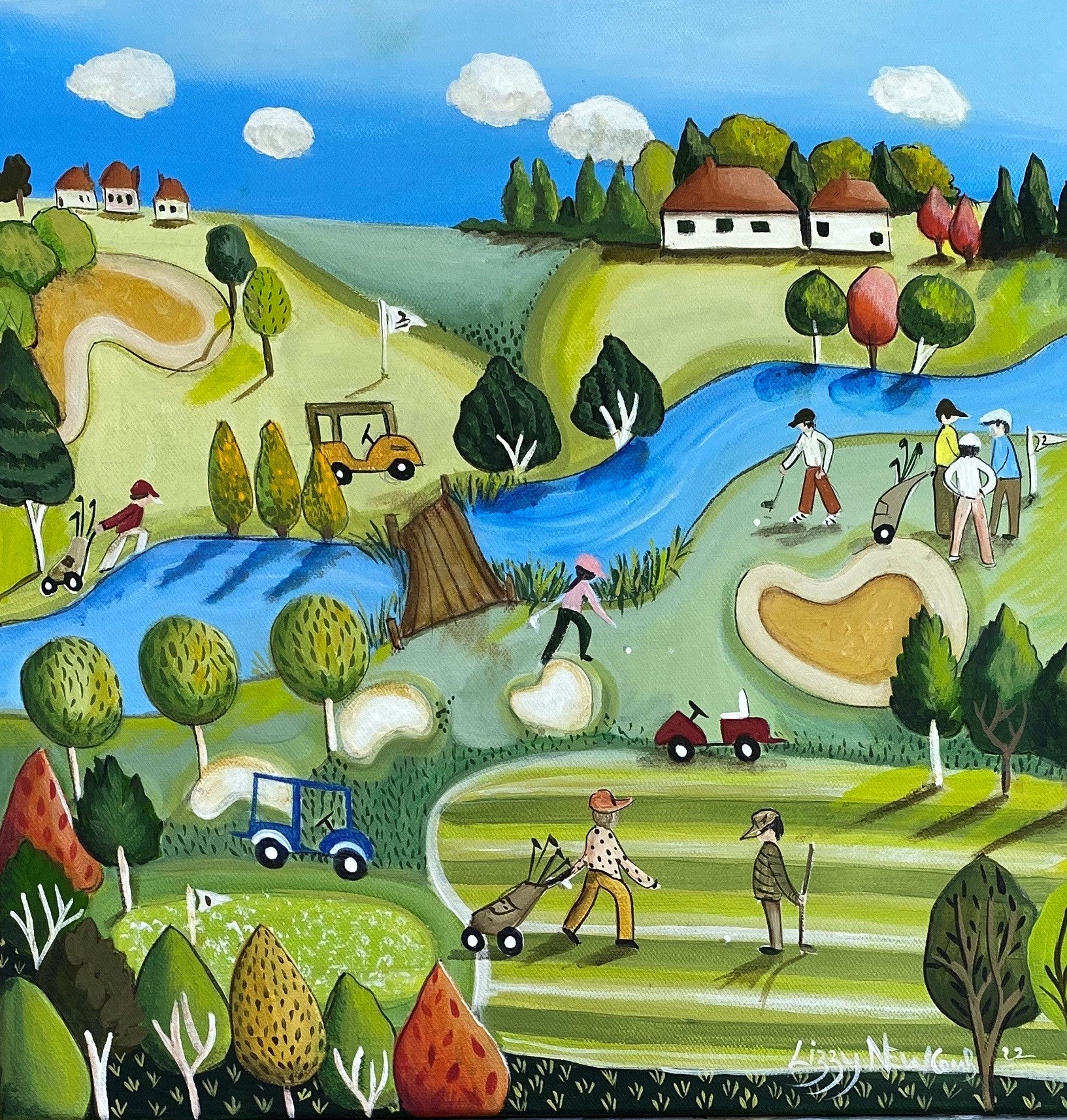 Lizzy Newcombe - It's a fine day for golf