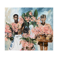 Ingrid Haughton - Frangipanis in Port Moresby