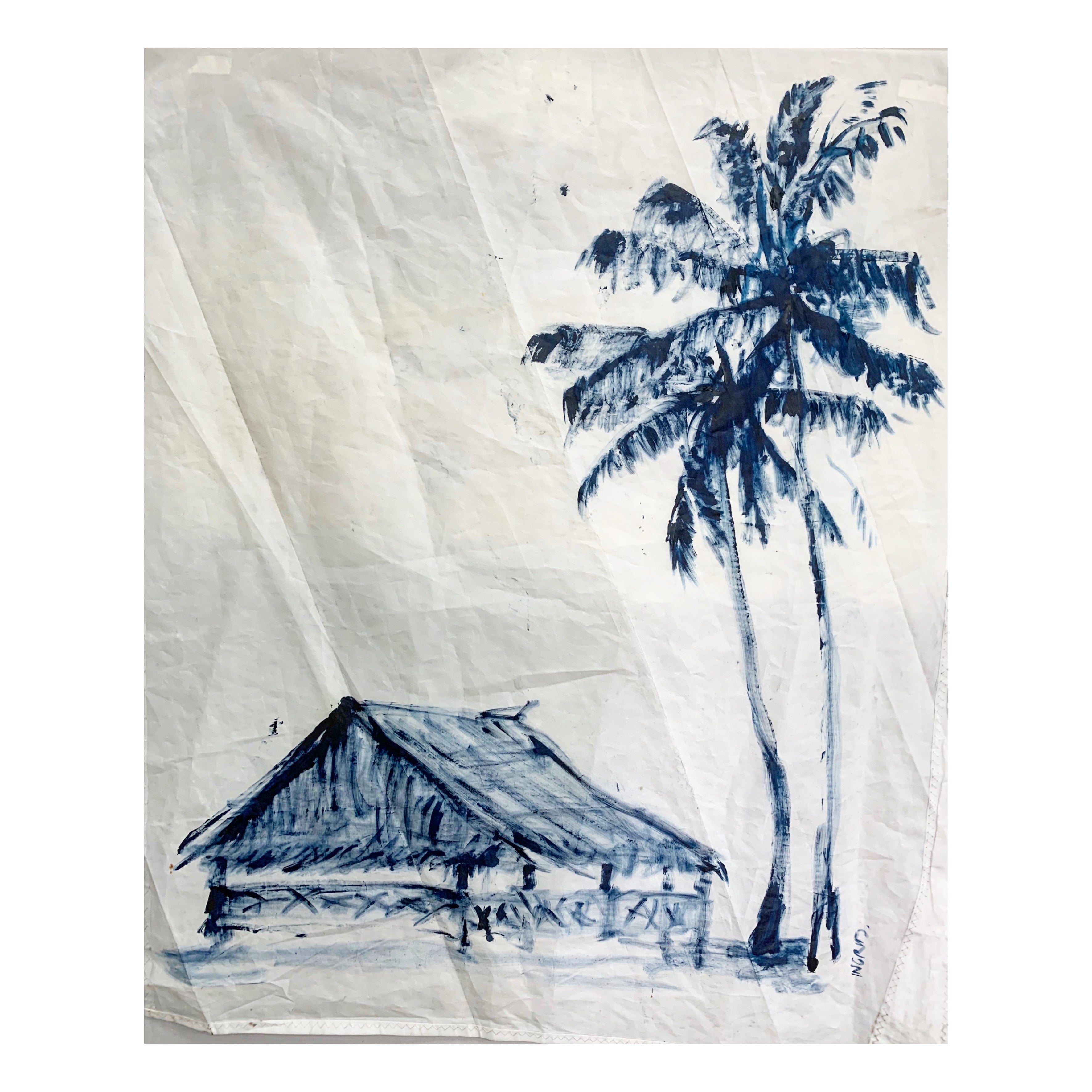 Ingrid Haughton - Palm and hut