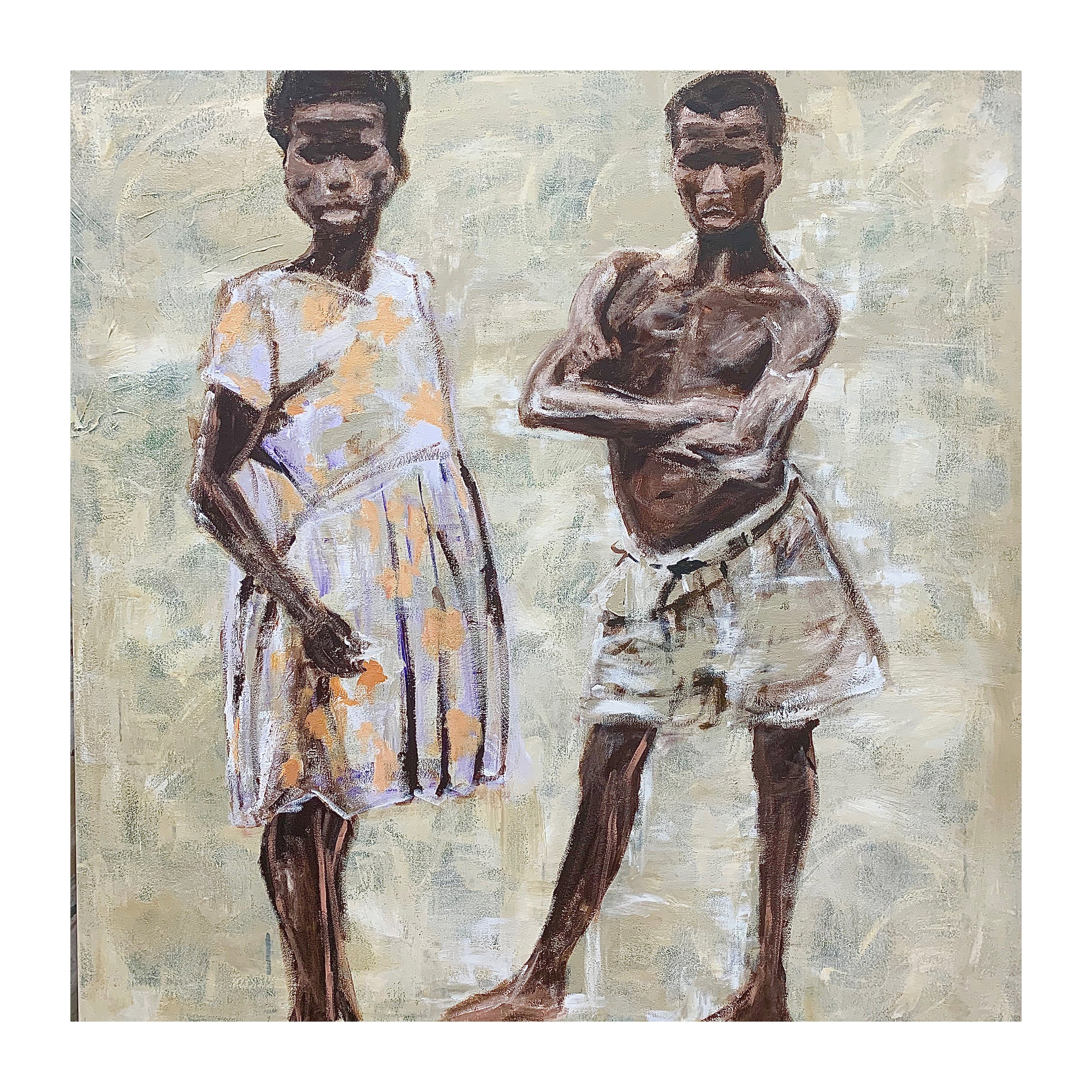 Ingrid Haughton - Kids at the Market