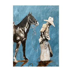 Ingrid Haughton - Horse and Cowboy