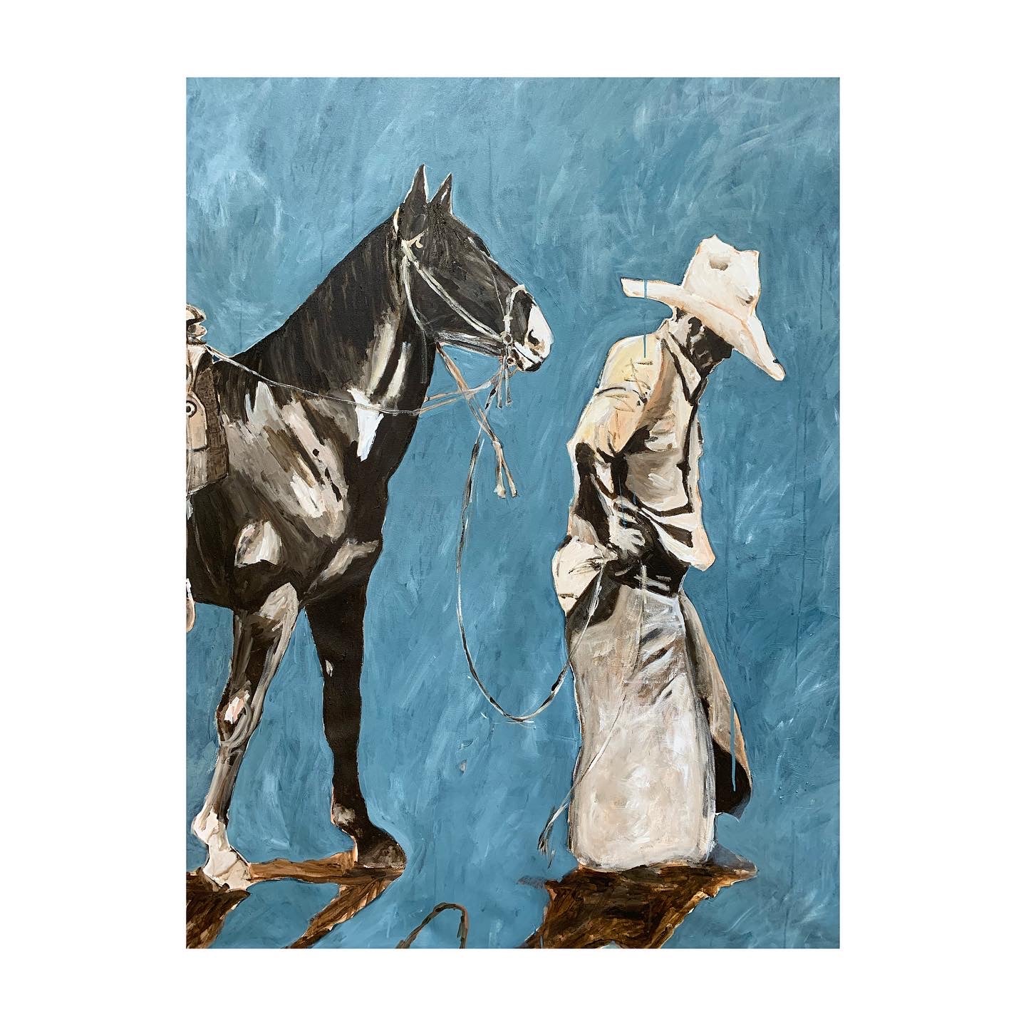 Ingrid Haughton - Horse and Cowboy