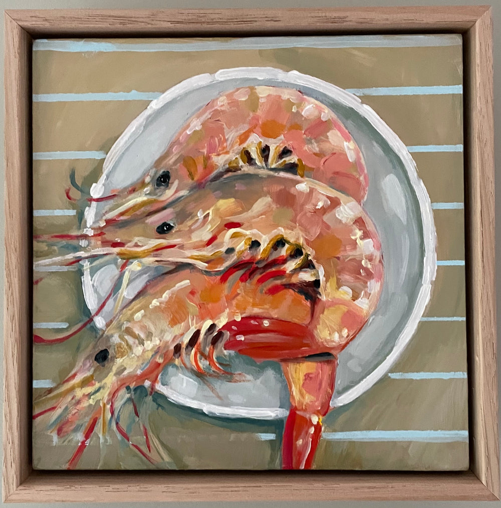 Kim Bizo - Prawns on plate