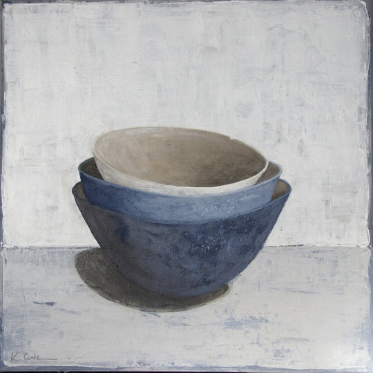 Karin Cutler - A stack of bowls