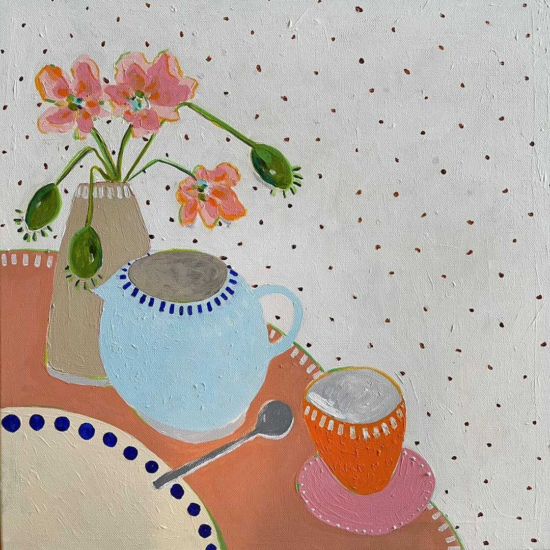 Alexandra Strong - Blue Teapot
