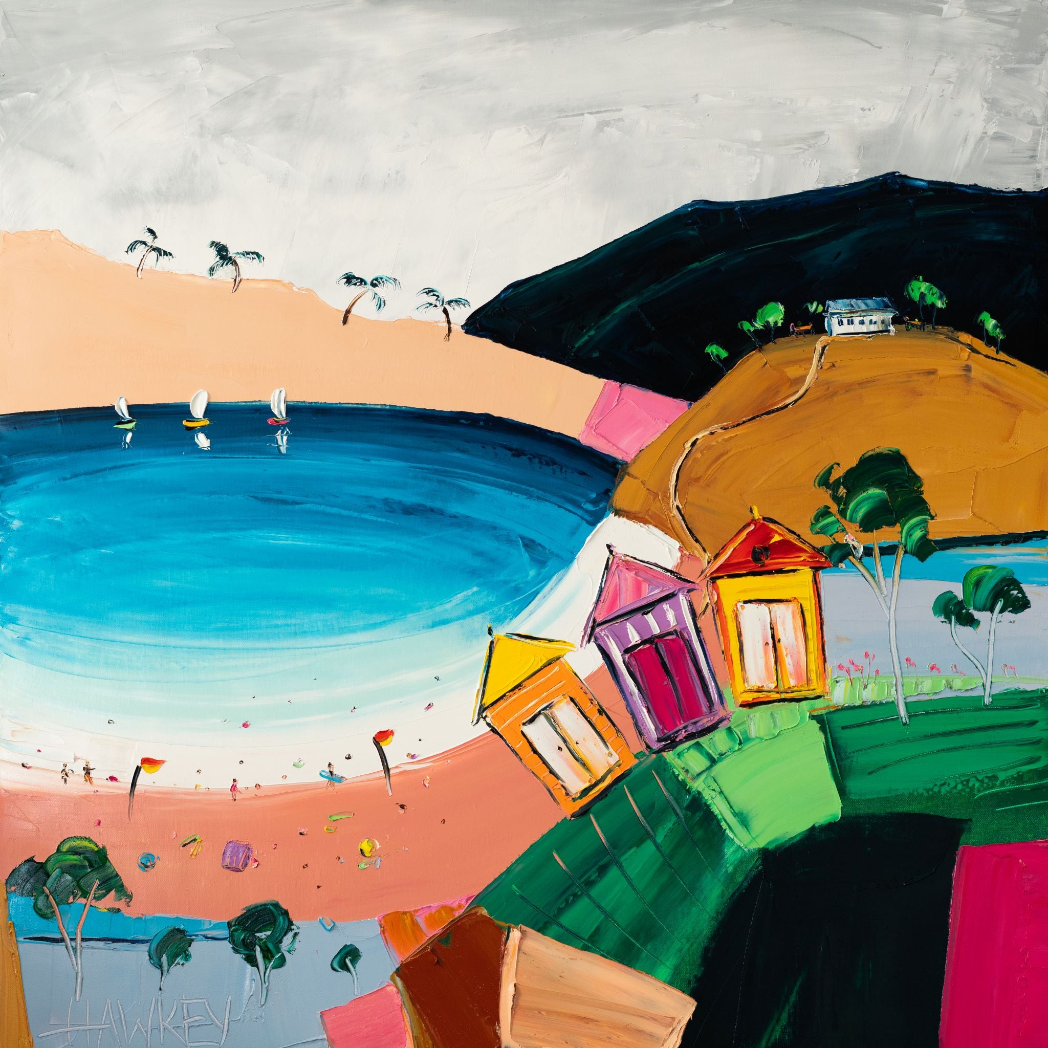 Angela Hawkey - Beach Huts