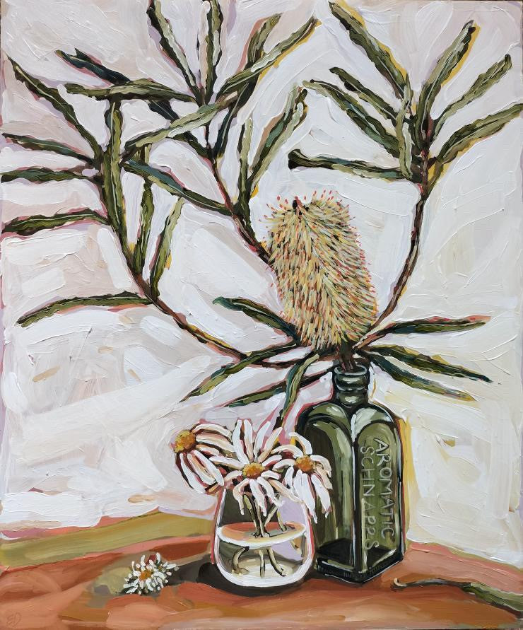 Emily Day - Banksia and Schnapps Arrangement
