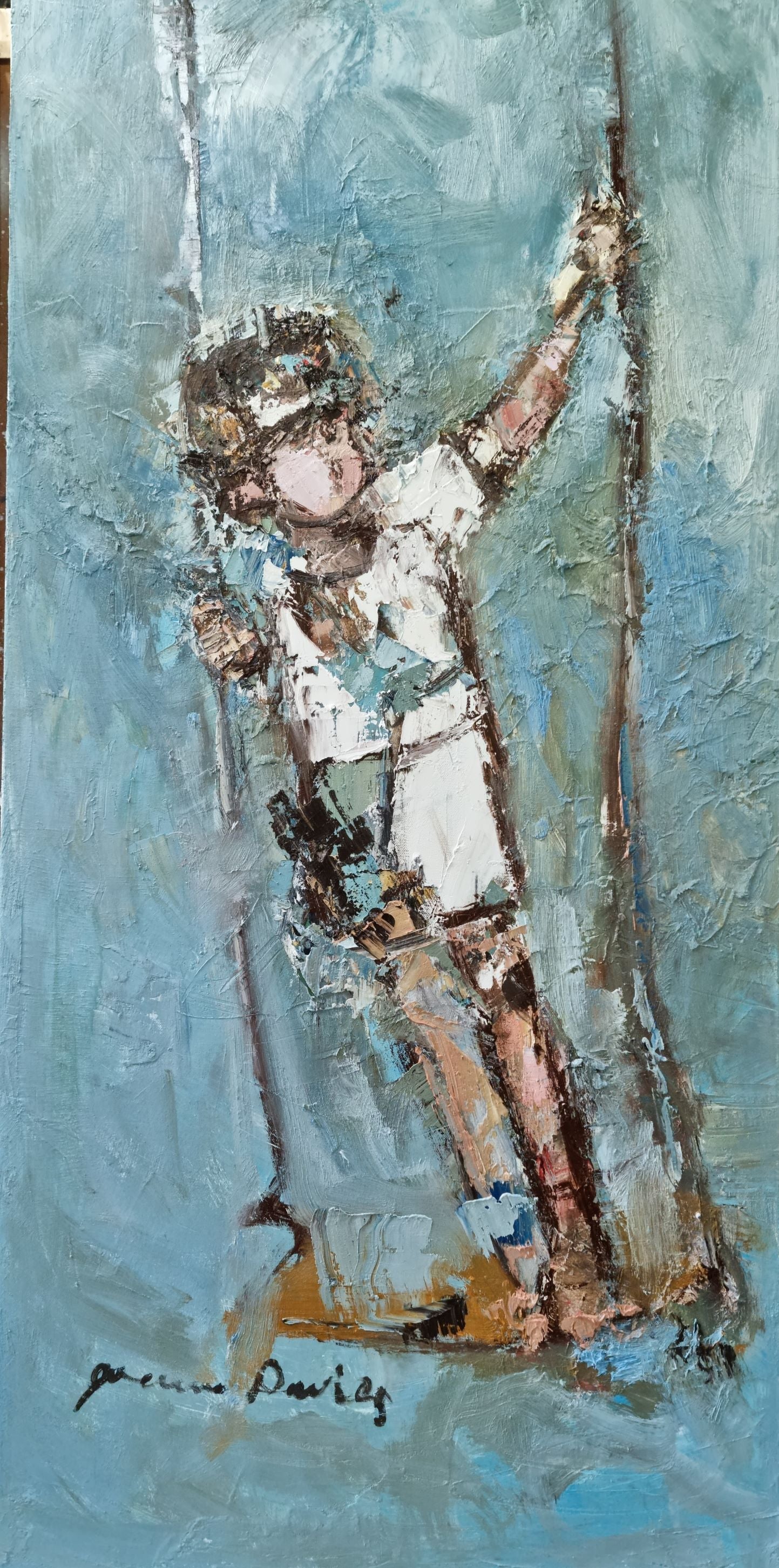 Joanna Davies - Boy on a swing