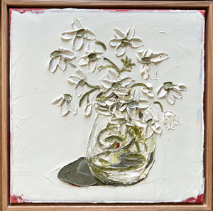 Leree Lindsay - Flannel Flowers in a oil bottle