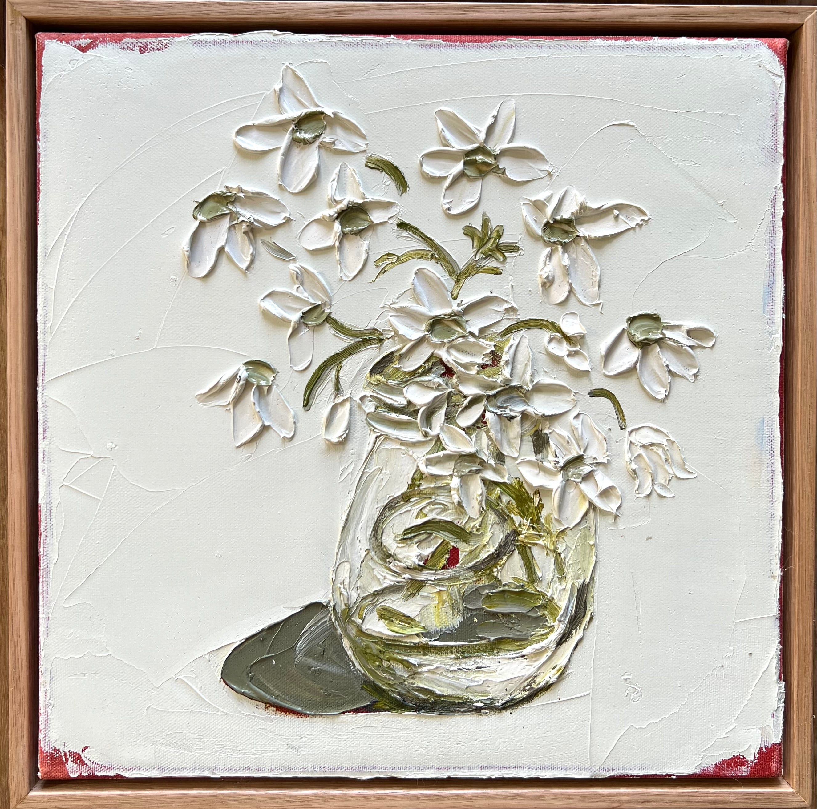 Leree Lindsay - Flannel Flowers in a oil bottle