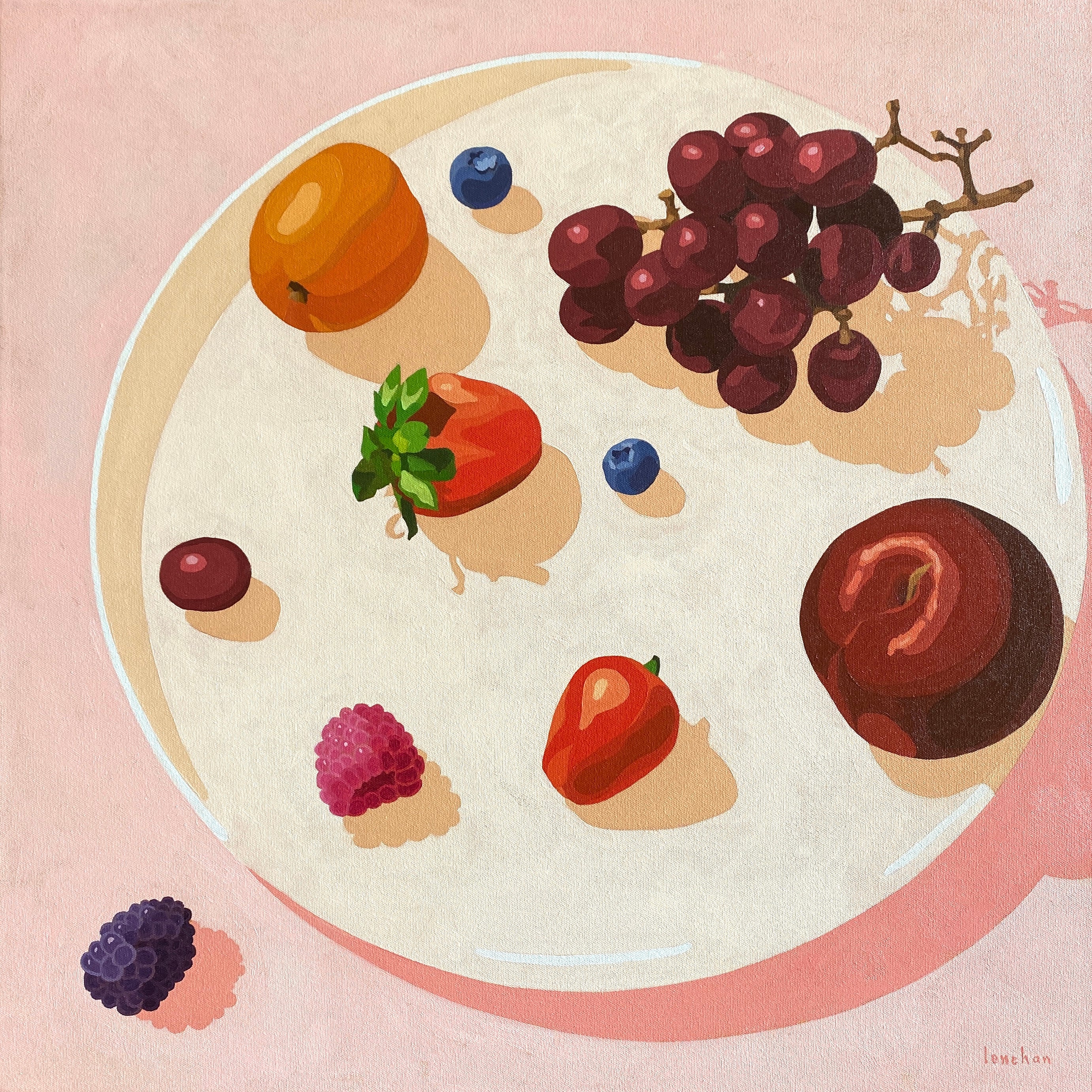 Yani Lenehan - Burgundy sunbathing on french vanilla