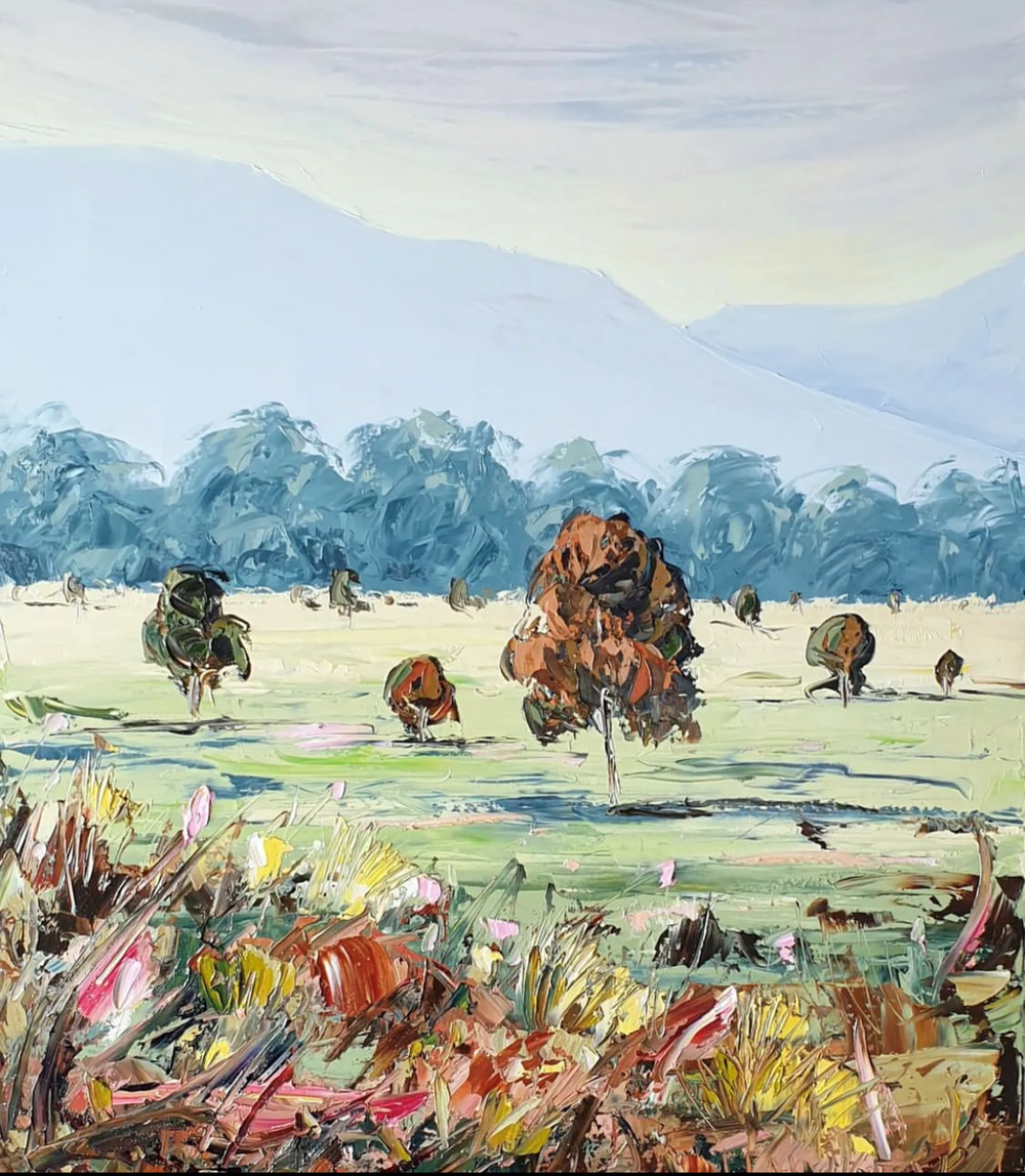 Angela Hawkey - Grazing land 2
