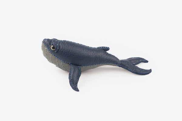 Freda Cheung - Leather Handmade Blue Whale