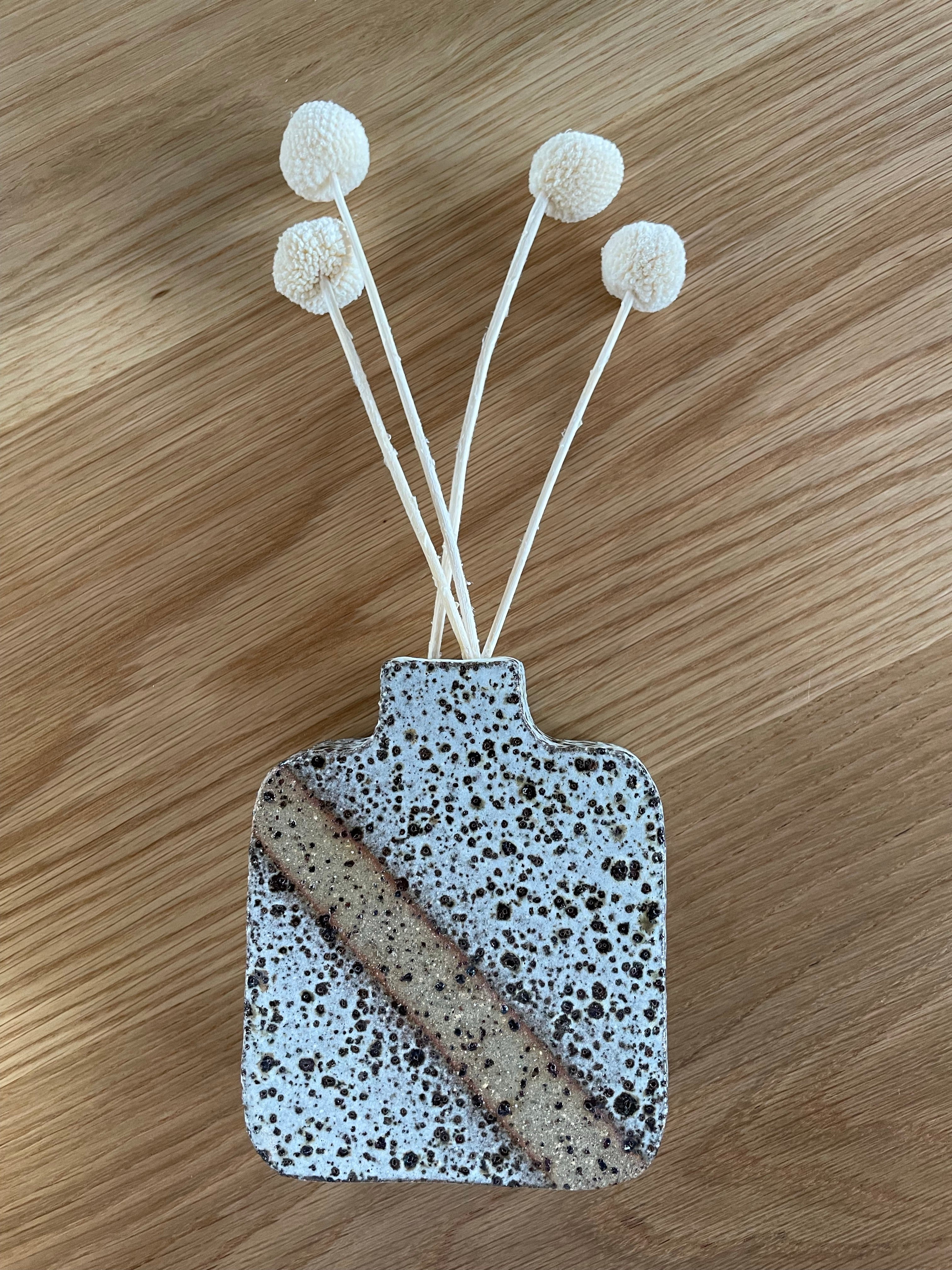 Ruth Elliott - Square Vase stripe