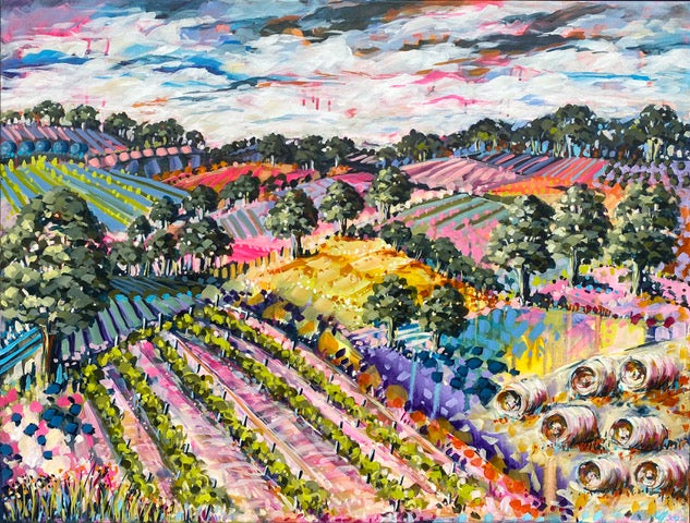 Cathy Usatoff - Amber Field and Vines
