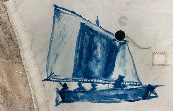 Ingrid Haughton - Boat with Green Tell Tail