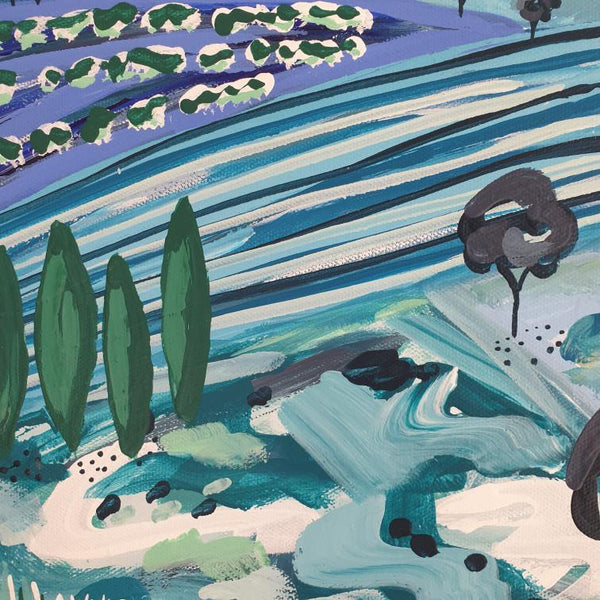 Annabel Wykamp - Swimming in the blue