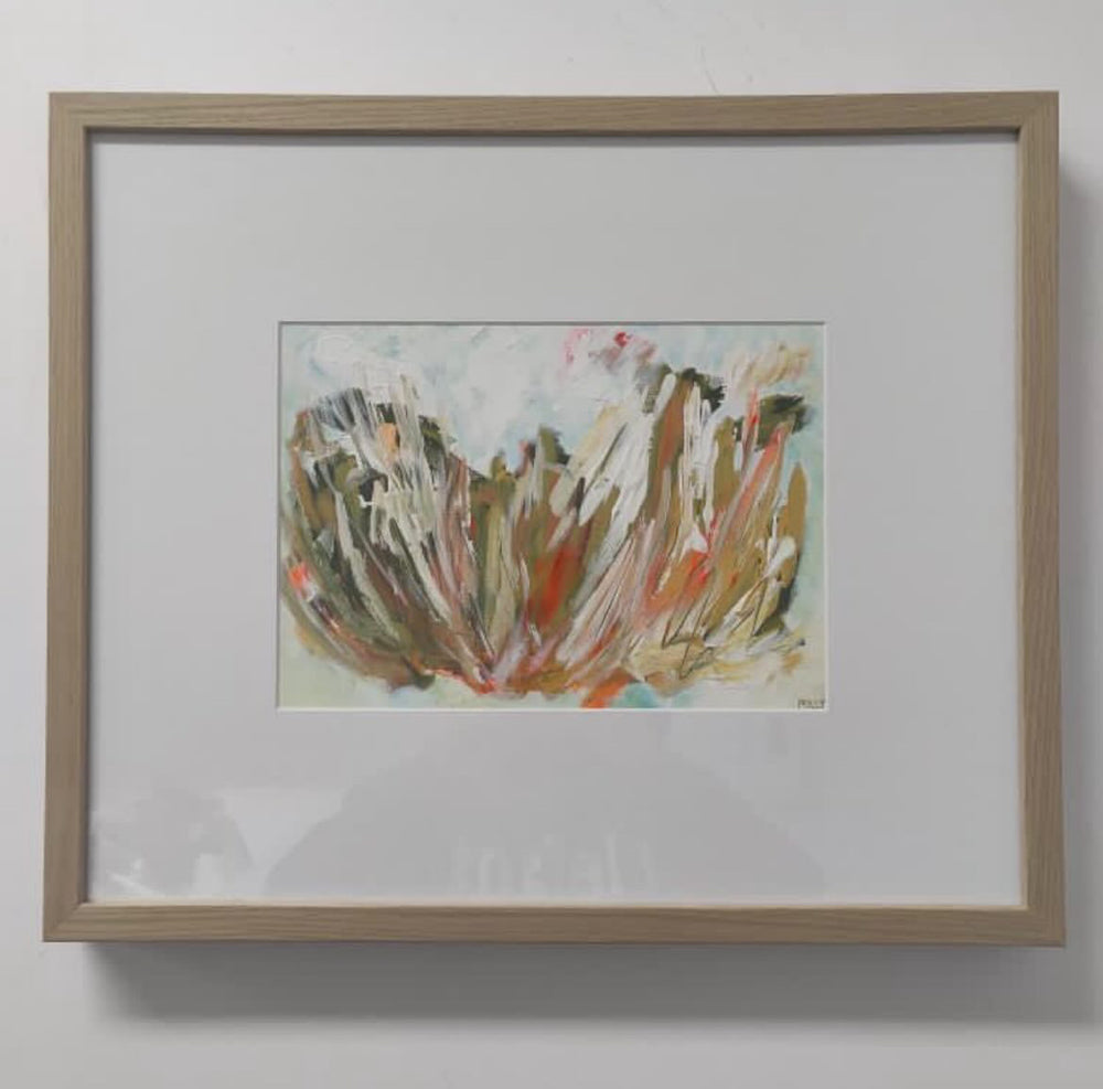 Jayde Chandler - Magical Rainbow Scrub - named by Jayde's kid  (painting AKA Mitchell Grass in Summer)