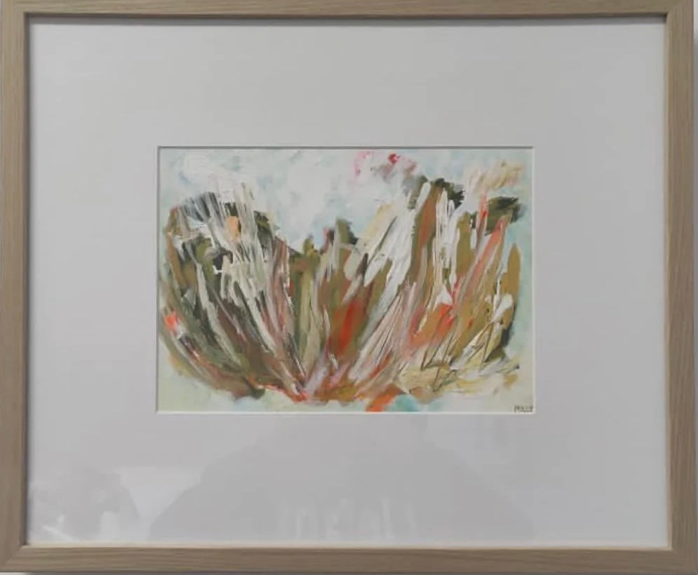 Jayde Chandler - Magical Rainbow Scrub - named by Jayde's kid  (painting AKA Mitchell Grass in Summer)