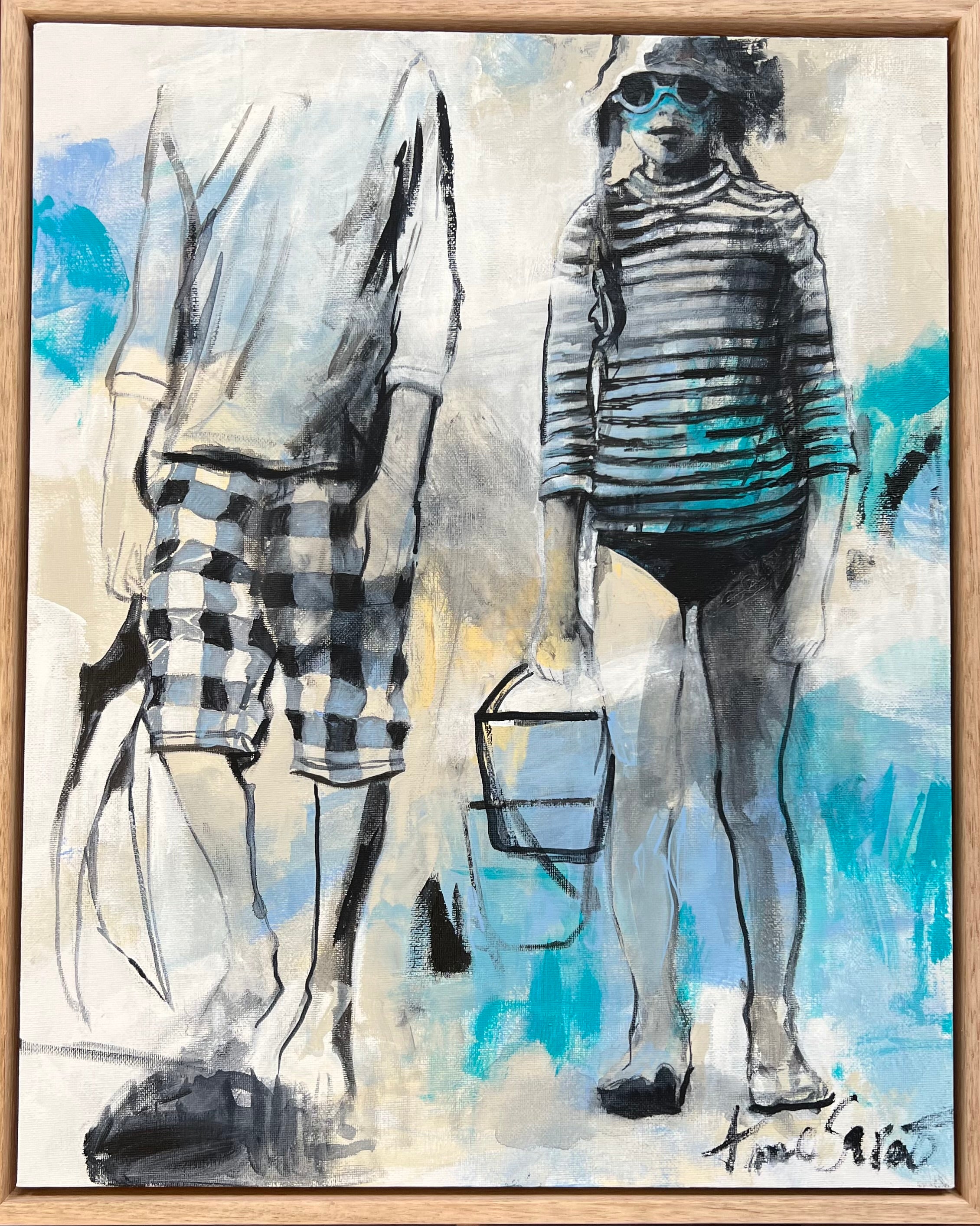 Alma Sarac - Checked boardies