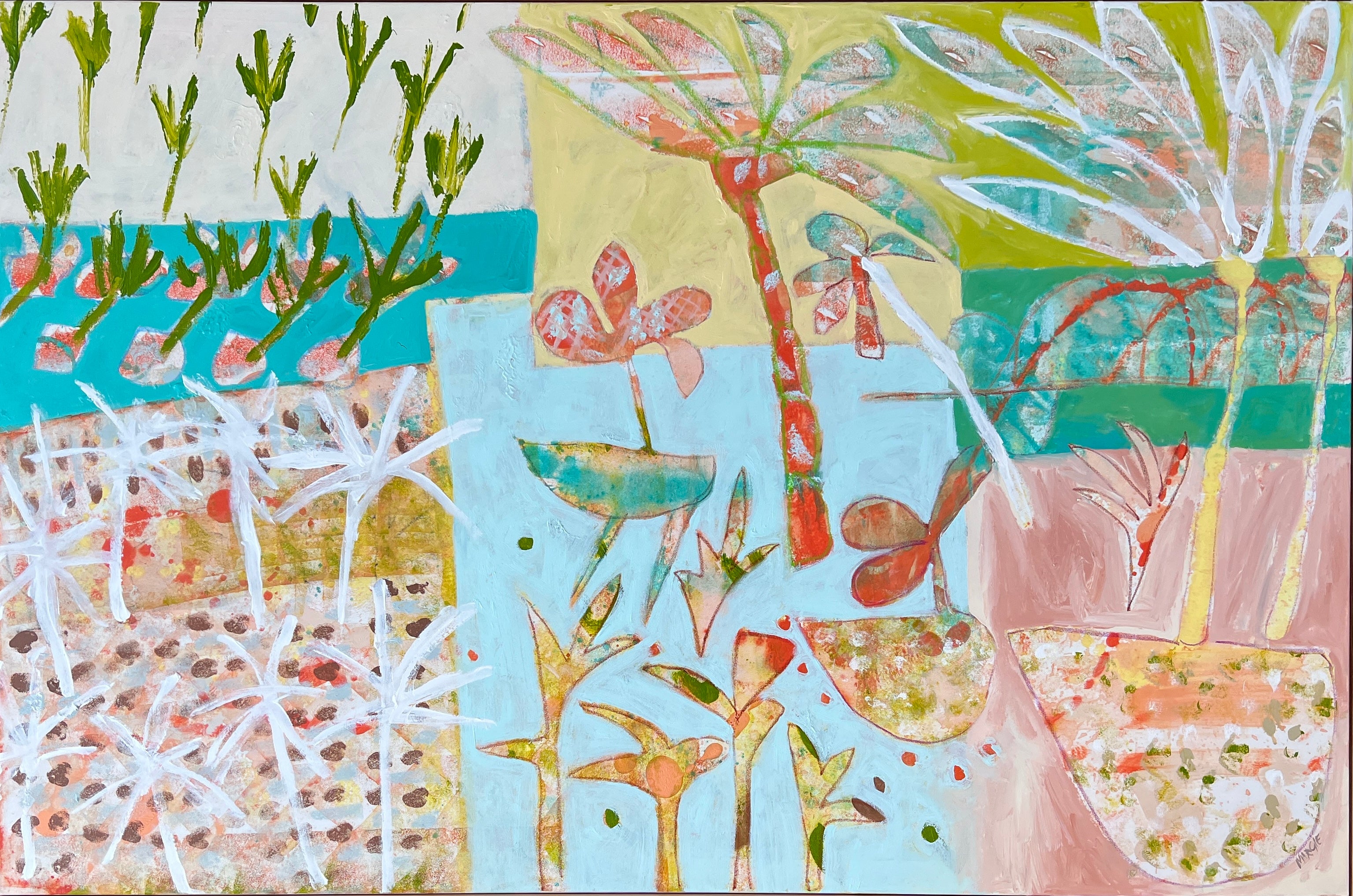 Margaret Delahunty Spencer - Pieces of summer and nanas wallpaper